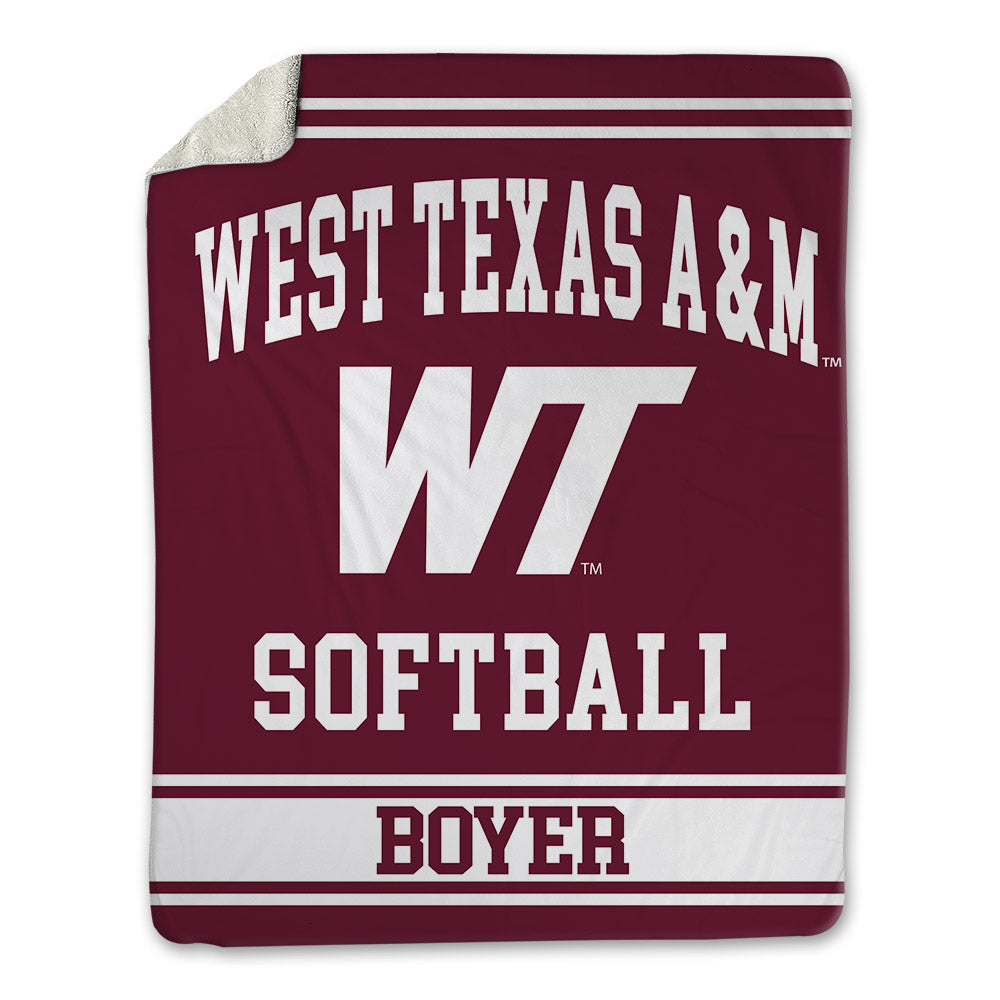WTAMU - NCAA Softball : Emilee Boyer - Blanket-0