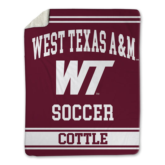 WTAMU - NCAA Men's Soccer : Bryce Cottle - Blanket-0