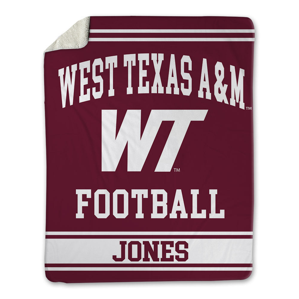 WTAMU - NCAA Football : Dru Jones - Blanket-0