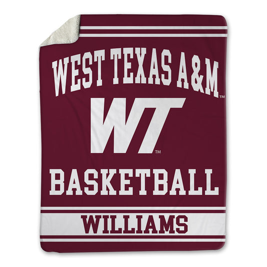 WTAMU - NCAA Men's Basketball : Fontaine Williams - Blanket-0