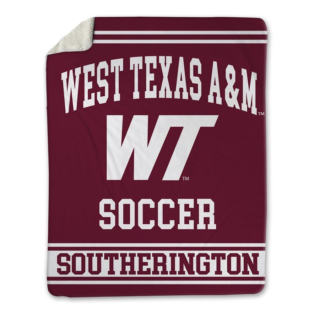 WTAMU - NCAA Men's Soccer : Luke Southerington - Blanket-0