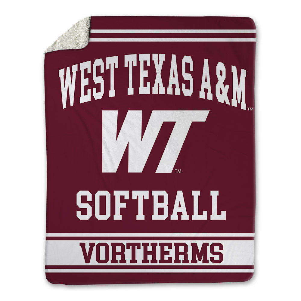 WTAMU - NCAA Softball : Heidi Vortherms - Blanket-0