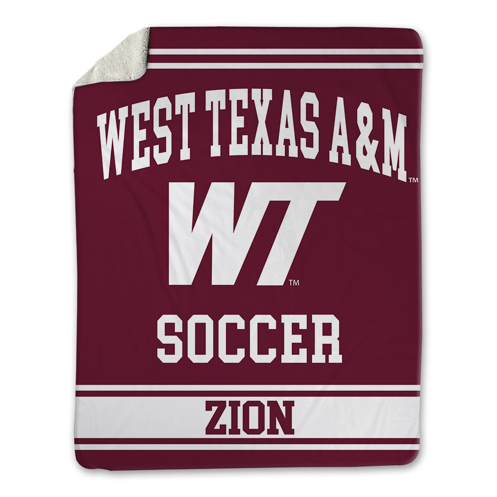 WTAMU - NCAA Men's Soccer : Yaniv Zion - Blanket-0