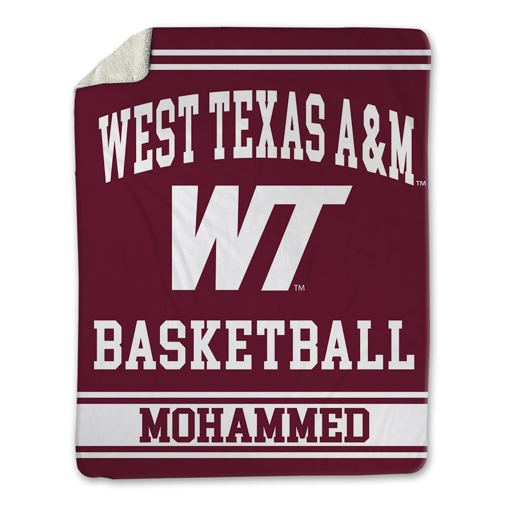 WTAMU - NCAA Men's Basketball : Ahamed Mohammed - Blanket-0