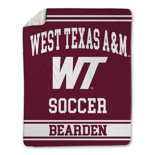 WTAMU - NCAA Women's Soccer : Jordan Bearden - Blanket-0