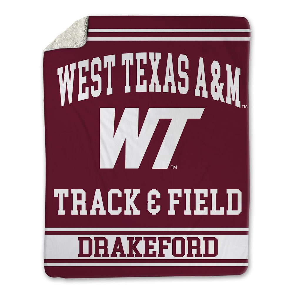WTAMU - NCAA Men's Track & Field : Brandon Drakeford - Blanket-0