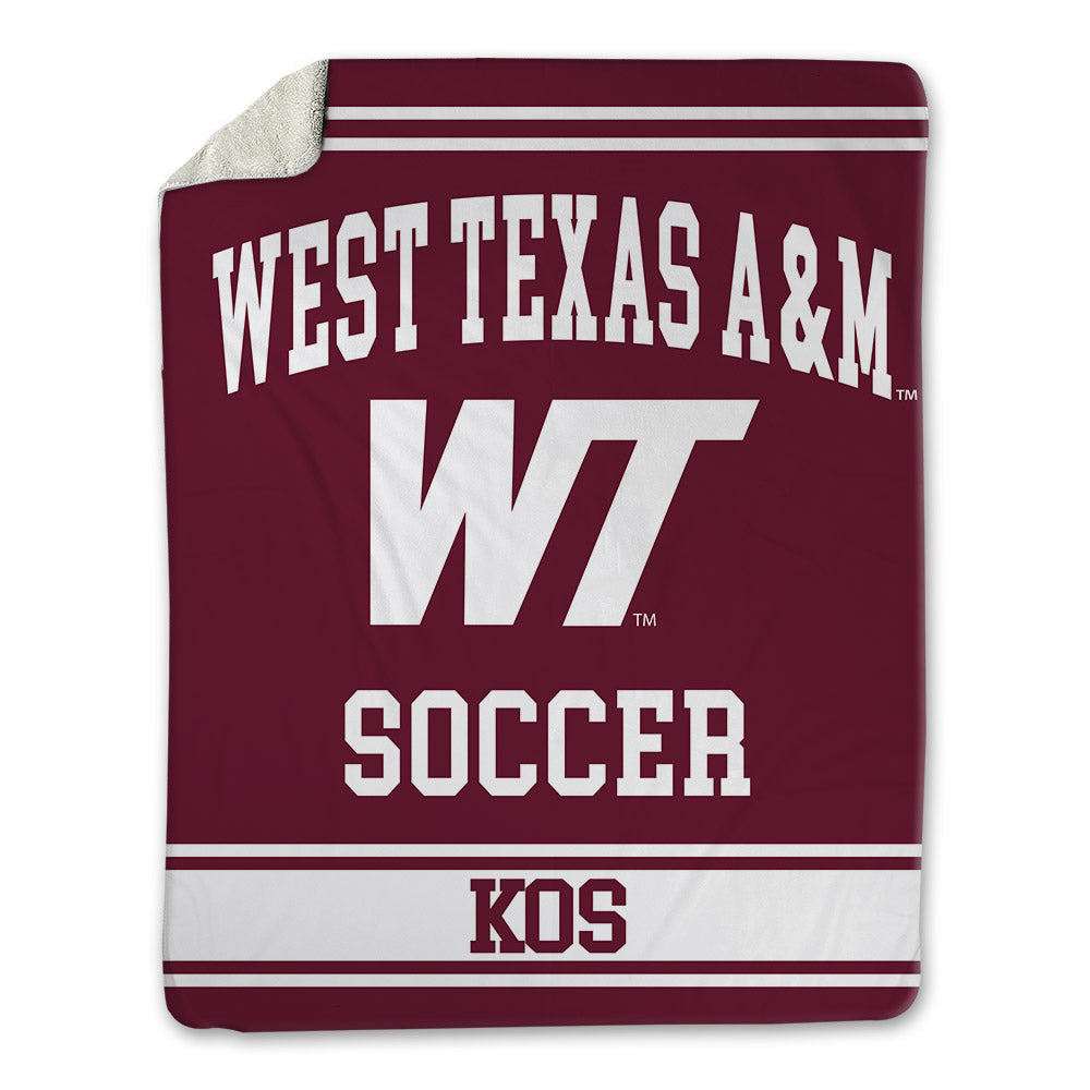 WTAMU - NCAA Men's Soccer : Zach Kos - Blanket-0