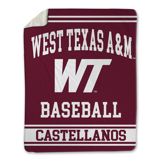WTAMU - NCAA Baseball : Daniel Castellanos - Blanket-0