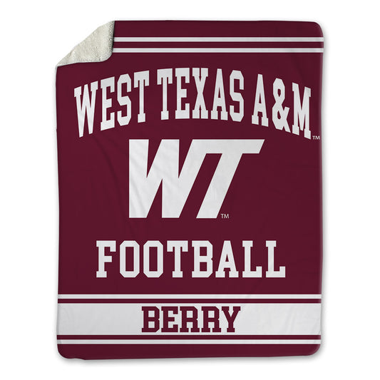 WTAMU - NCAA Football : Houston Berry - Blanket-0