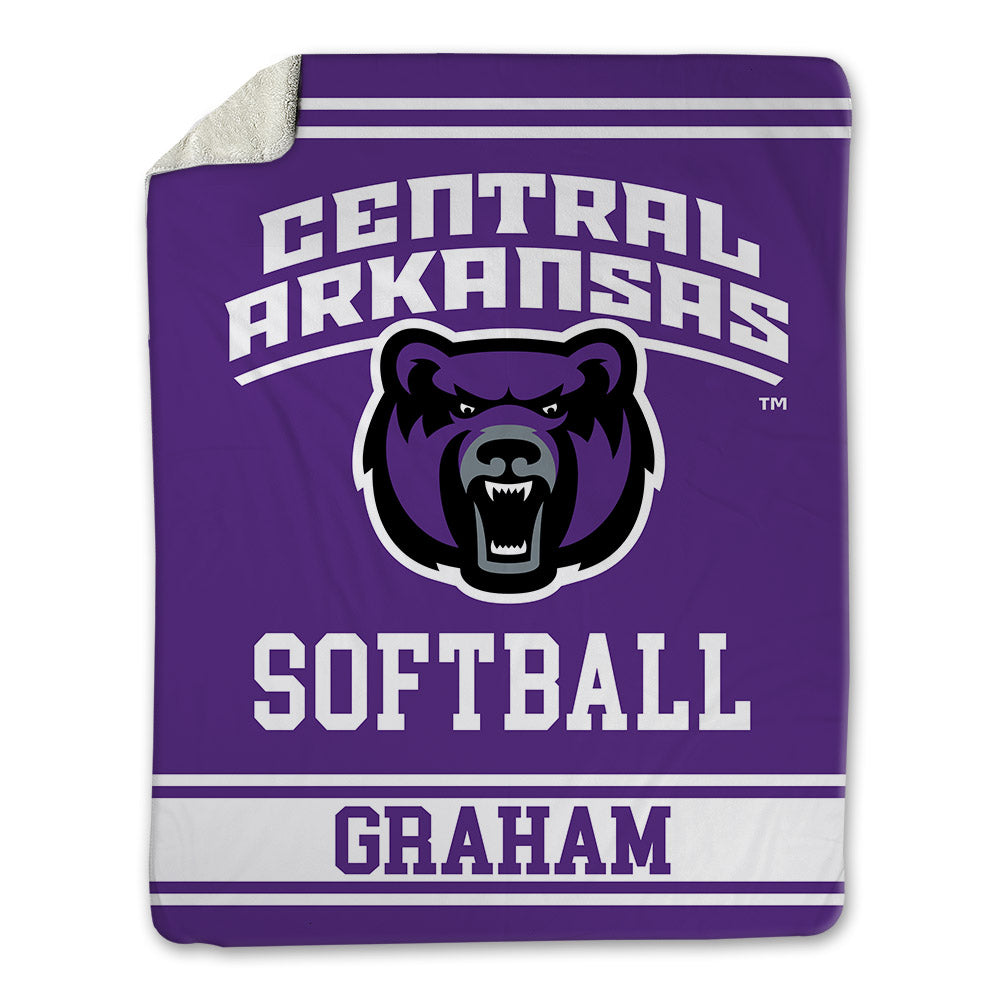 Central Arkansas - NCAA Softball : Kaitlyn Graham - Blanket-0