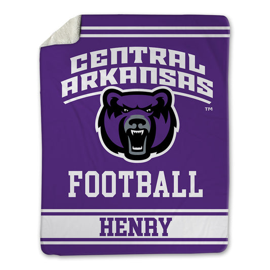 Central Arkansas - NCAA Football : Malachi Henry - Blanket-0