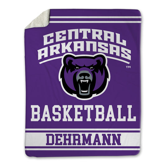 Central Arkansas - NCAA Men's Basketball : Owen Dehrmann - Blanket-0