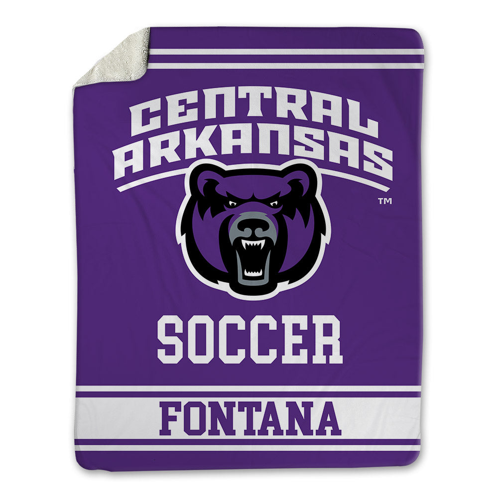Central Arkansas - NCAA Men's Soccer : Pietro Fontana - Blanket-0