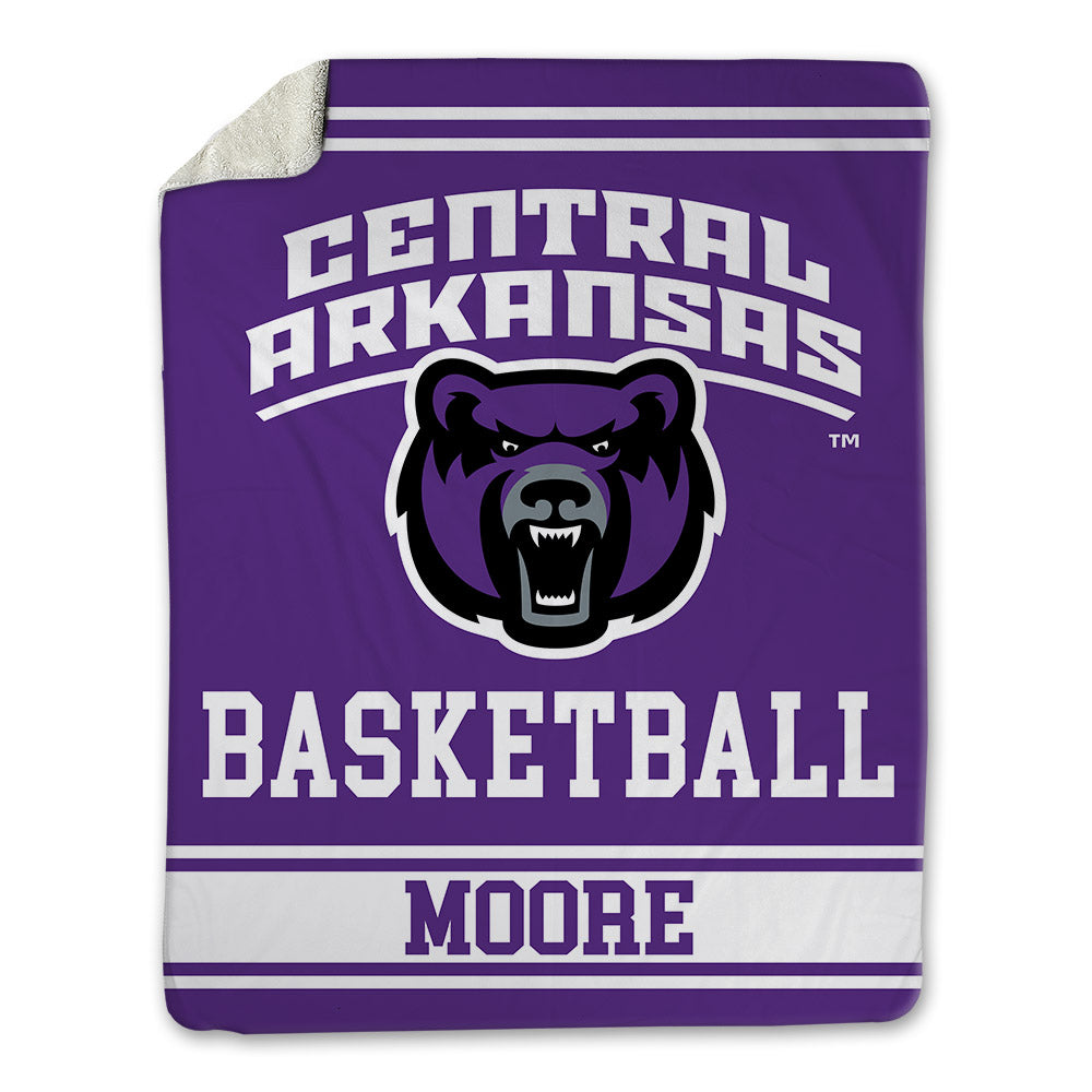 Central Arkansas - NCAA Men's Basketball : Luke Moore - Blanket-0