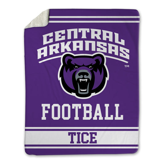 Central Arkansas - NCAA Football : Noah Tice - Blanket-0