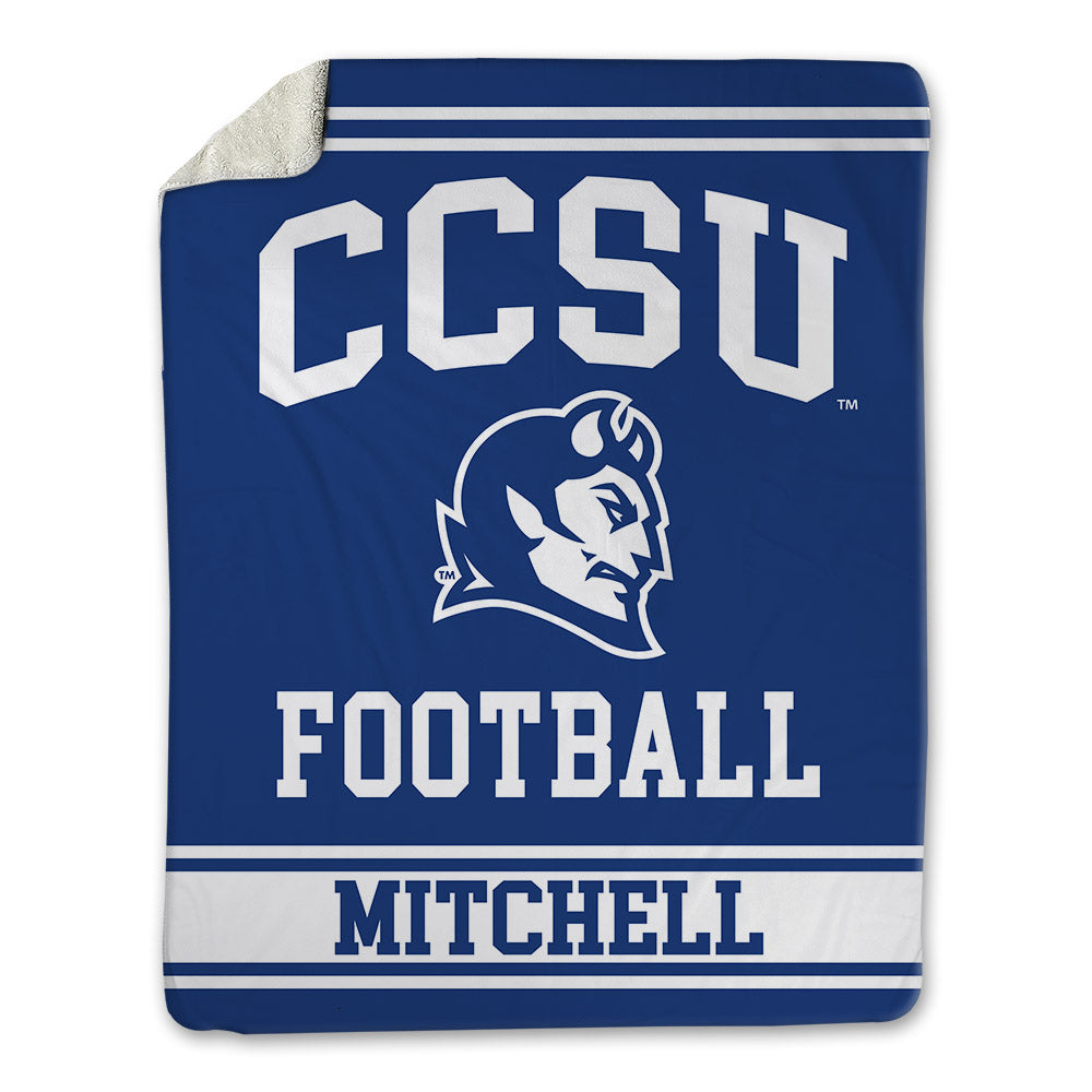 CCSU - NCAA Football : Navon Mitchell - Blanket-0