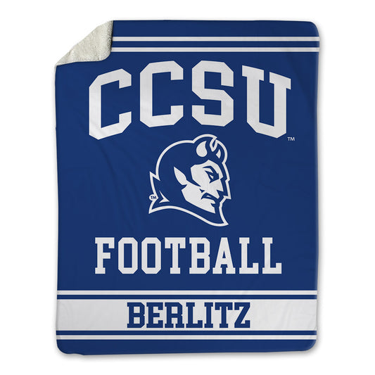 CCSU - NCAA Football : Derek Berlitz - Blanket-0