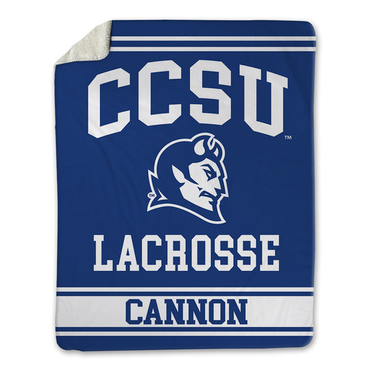 CCSU - NCAA Women's Lacrosse : Abbey Cannon - Blanket-0