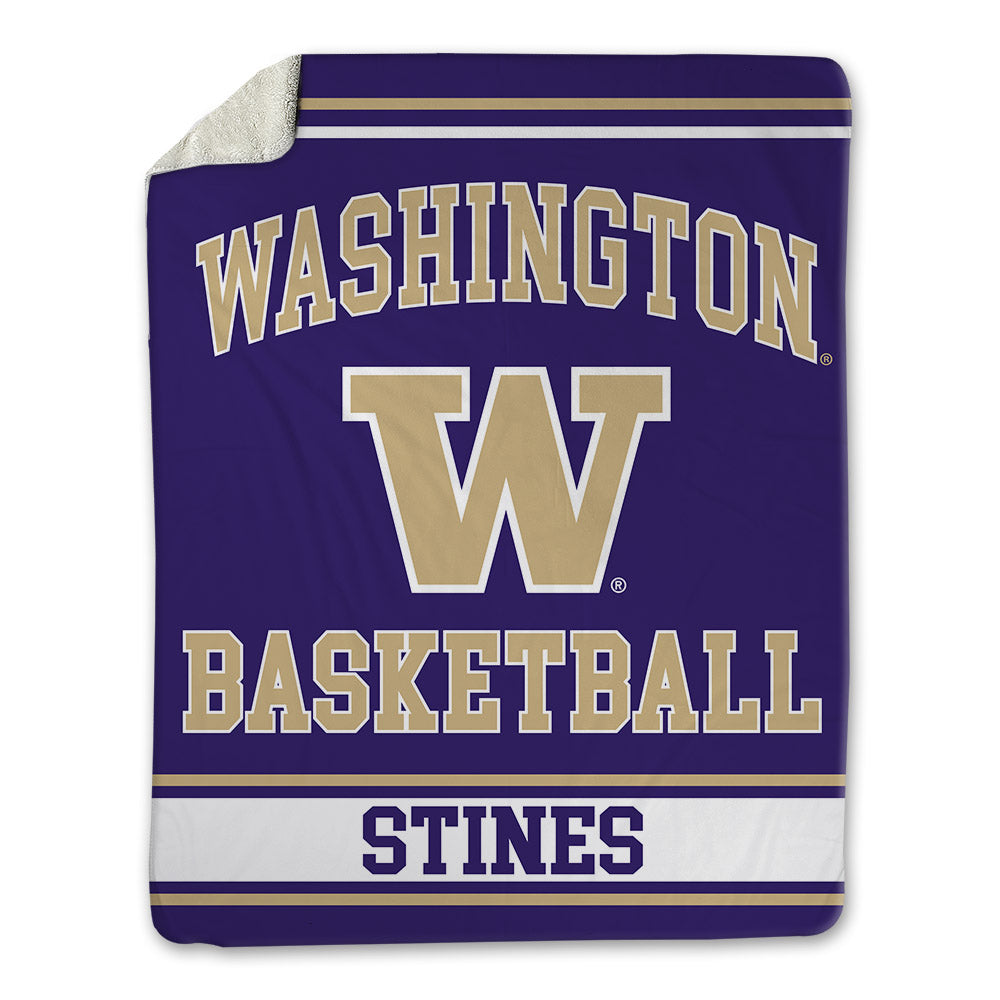 Washington - NCAA Women's Basketball : Hannah Stines - Blanket-0