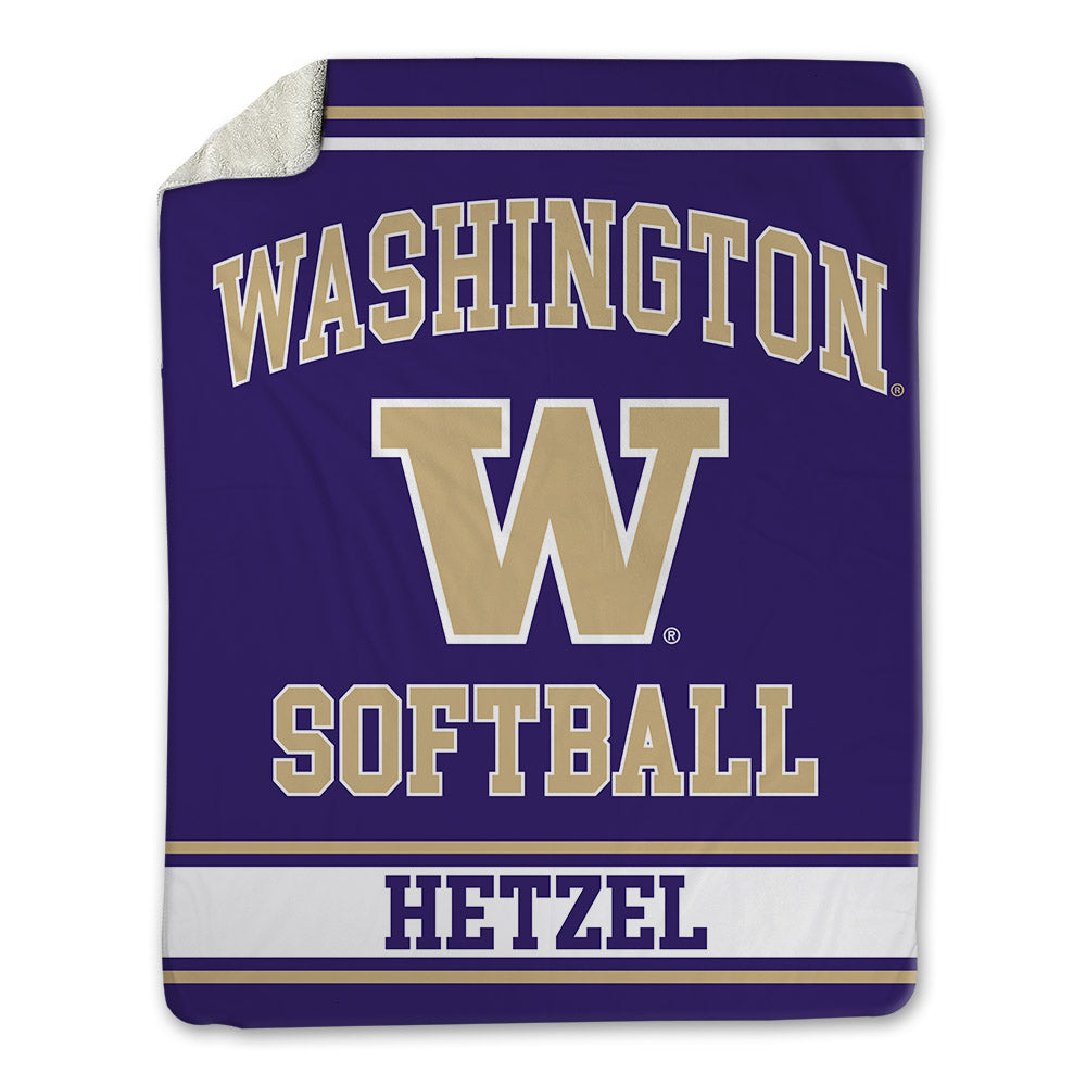 Washington - NCAA Softball : Ally Hetzel - Blanket-0