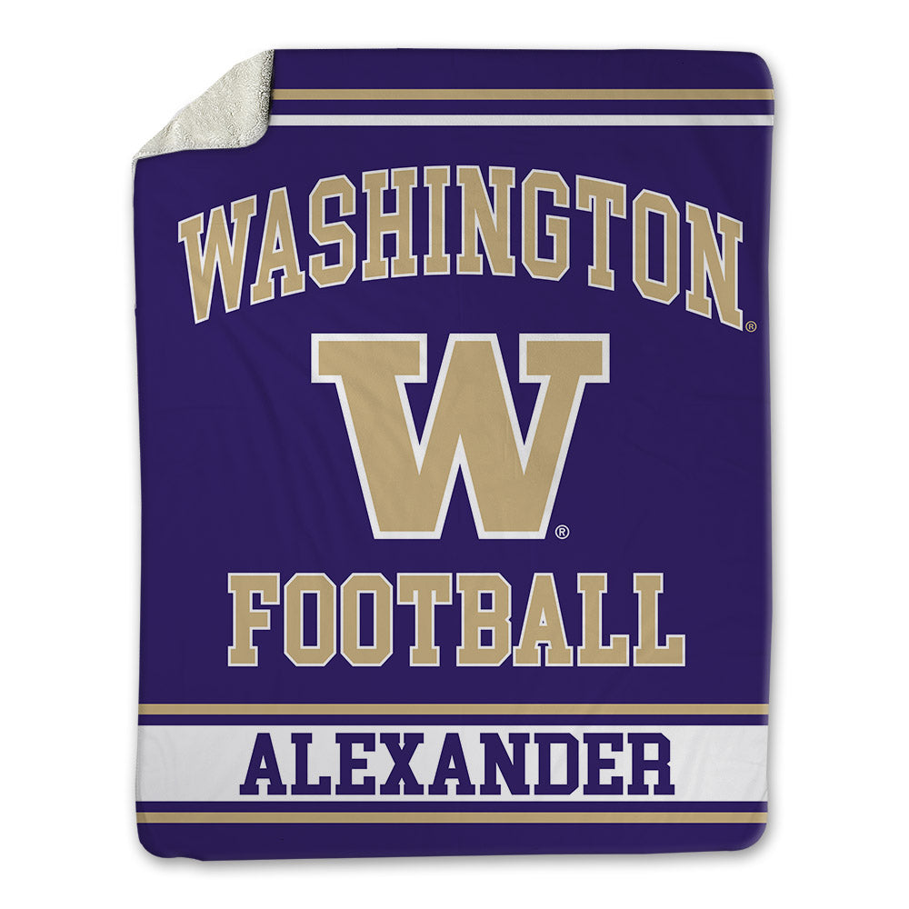 Washington - NCAA Football : Xe'ree Alexander - Blanket-0