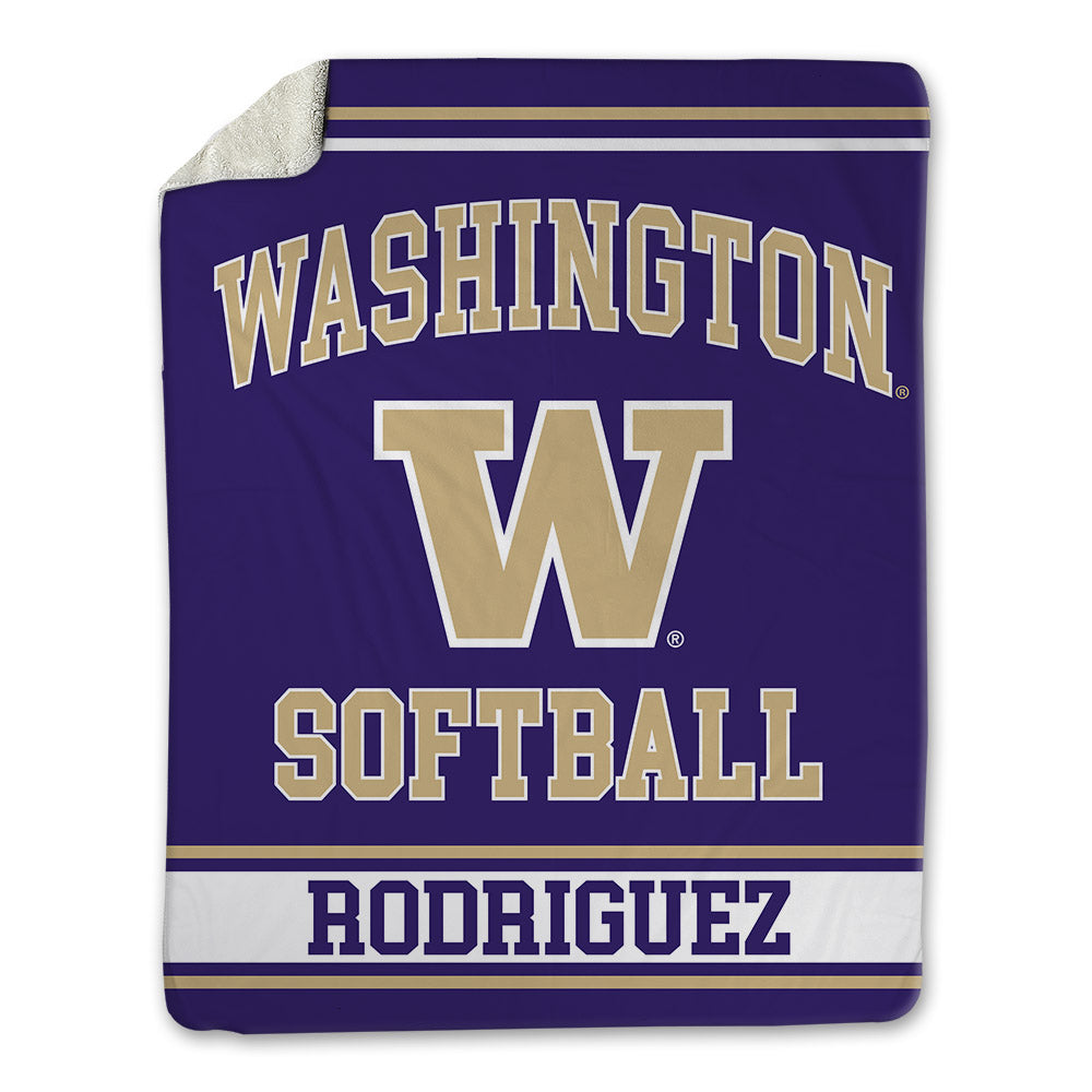 Washington - NCAA Softball : Amira Rodriguez - Blanket-0