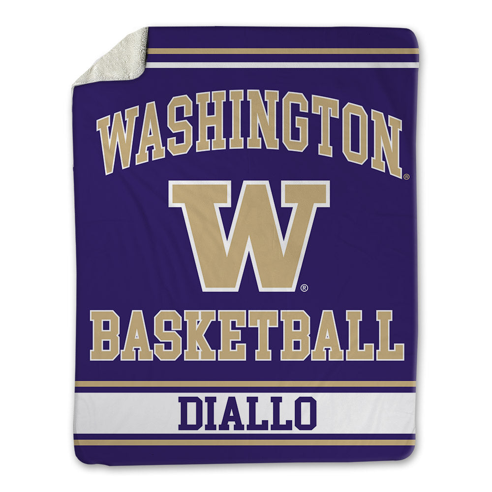 Washington - NCAA Men's Basketball : Zoom Diallo - Blanket-0