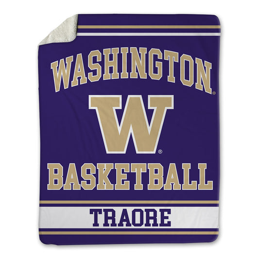 Washington - NCAA Men's Basketball : Mady Traore - Blanket-0