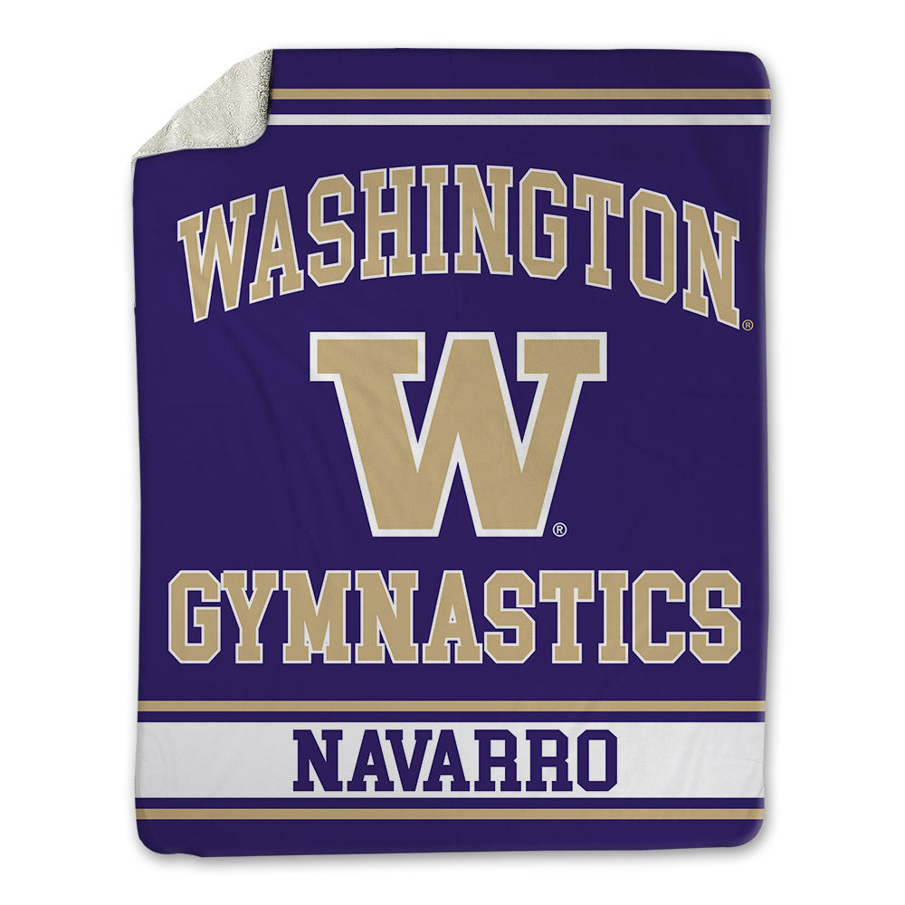 Washington - NCAA Women's Gymnastics : Lana Navarro - Blanket-0