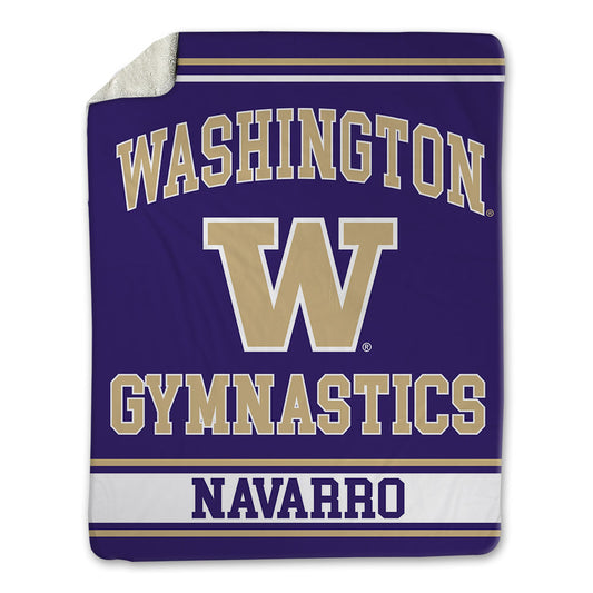 Washington - NCAA Women's Gymnastics : Lana Navarro - Blanket-0