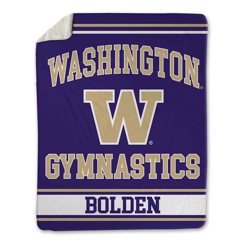 Washington - NCAA Women's Gymnastics : Kira Bolden - Blanket-0