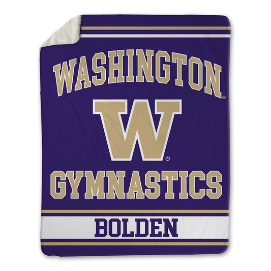 Washington - NCAA Women's Gymnastics : Kira Bolden - Blanket-0