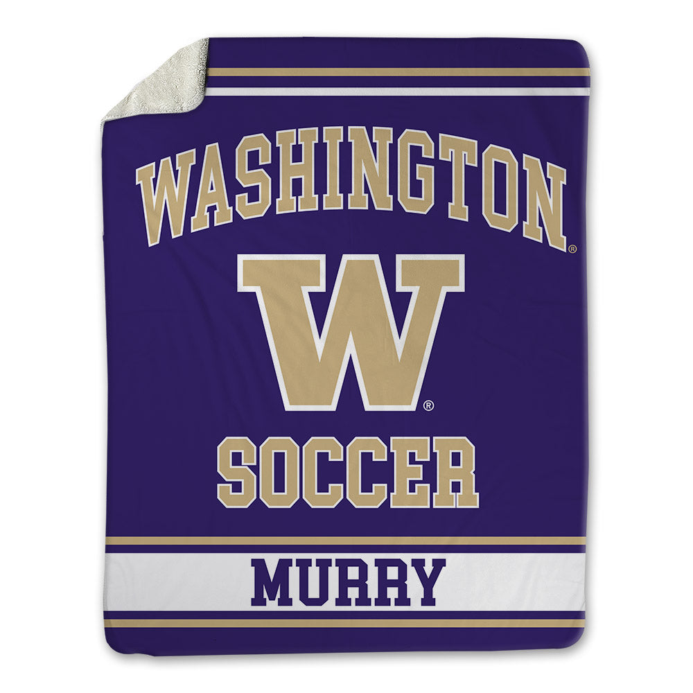 Washington - NCAA Women's Soccer : Rory Murry - Blanket-0