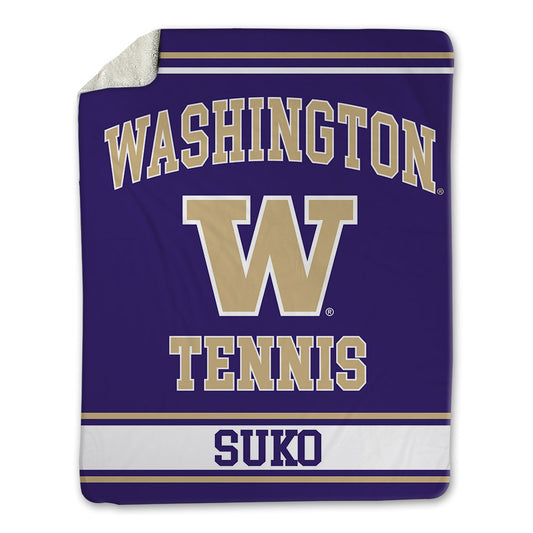 Washington - NCAA Women's Tennis : Zehra Suko - Blanket-0