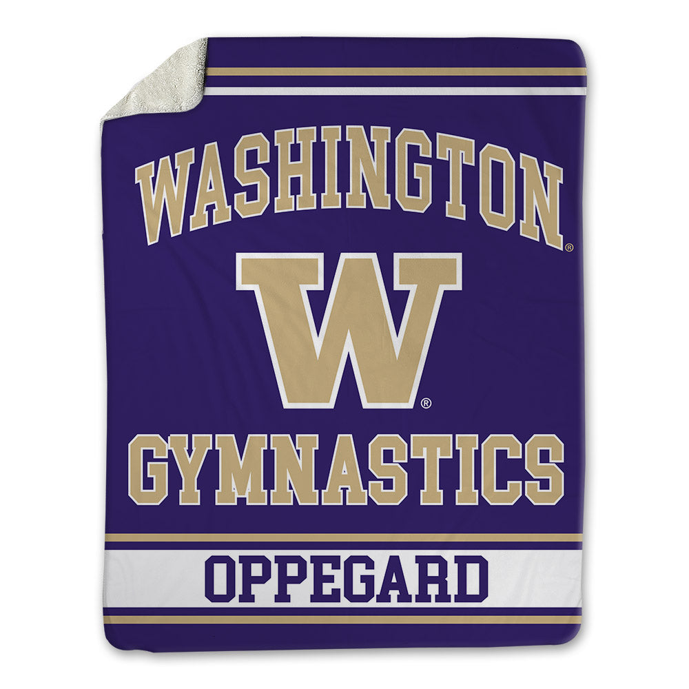 Washington - NCAA Women's Gymnastics : Olivia Oppegard - Blanket-0