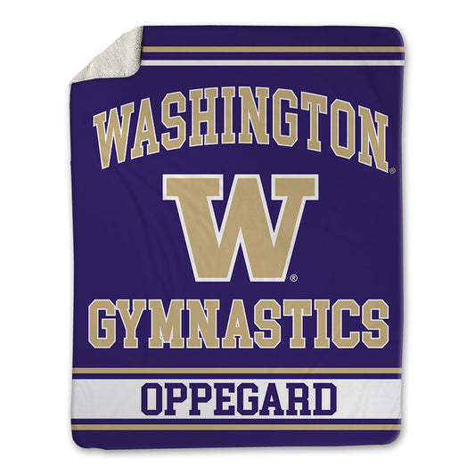 Washington - NCAA Women's Gymnastics : Olivia Oppegard - Blanket-0