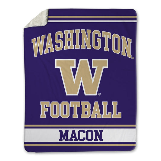 Washington - NCAA Football : Dominic Macon - Blanket-0