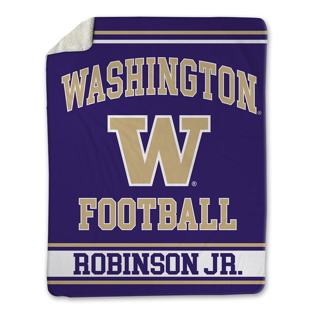 Washington - NCAA Football : Donovan Robinson Jr. - Blanket-0