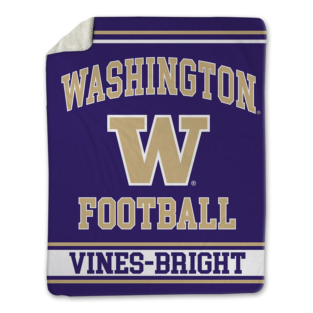 Washington - NCAA Football : Raiden Vines-Bright - Blanket-0