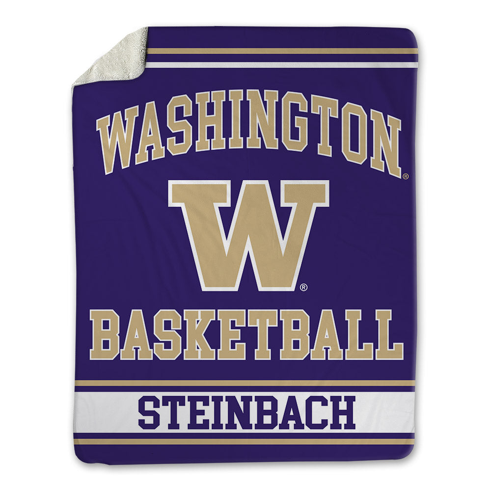 Washington - NCAA Men's Basketball : Hannes Steinbach - Blanket-0