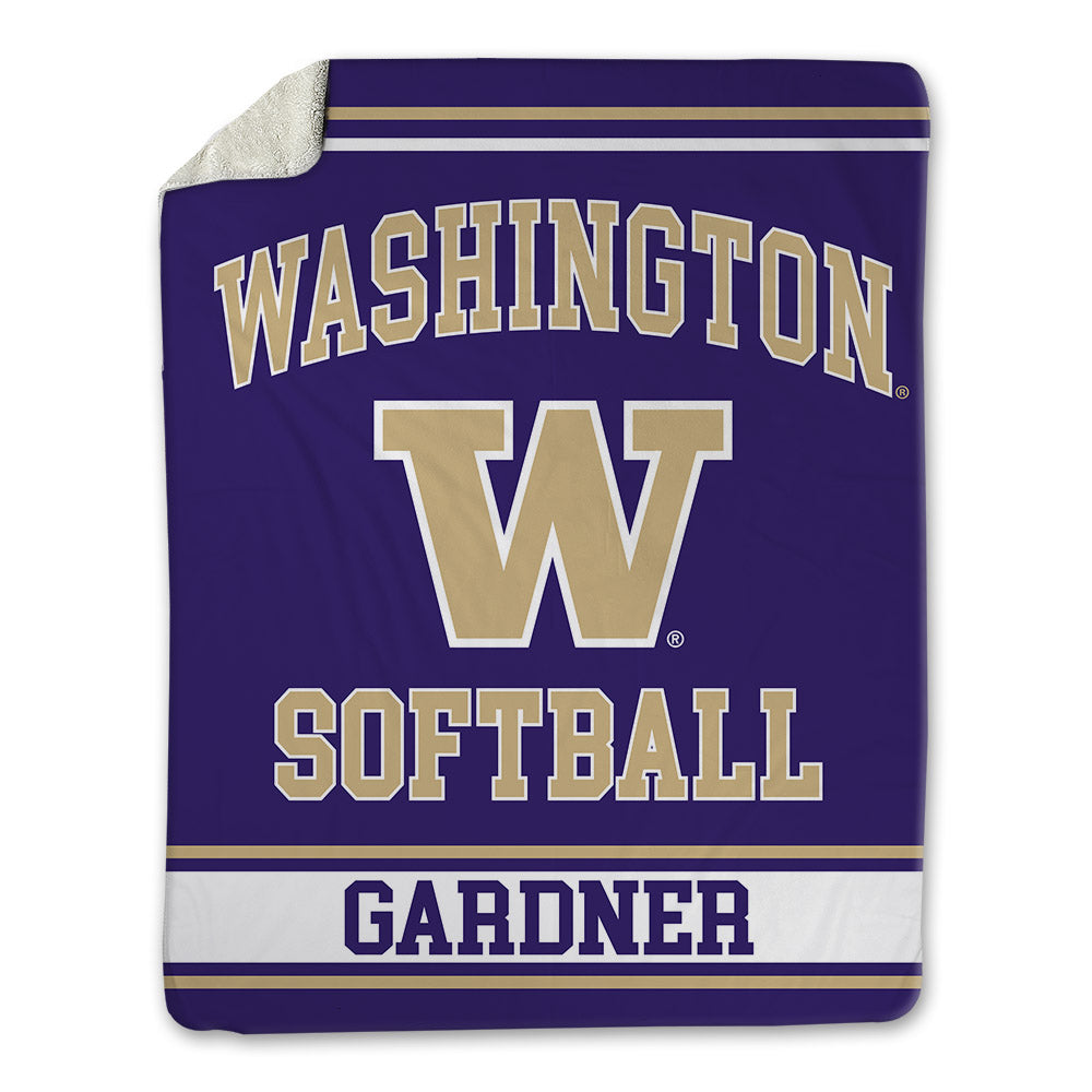 Washington - NCAA Softball : Jing Gardner - Blanket-0