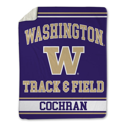 Washington - NCAA Women's Track & Field : Mia Cochran - Blanket-0