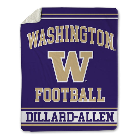 Washington - NCAA Football : Rylon Dillard-Allen - Blanket-0