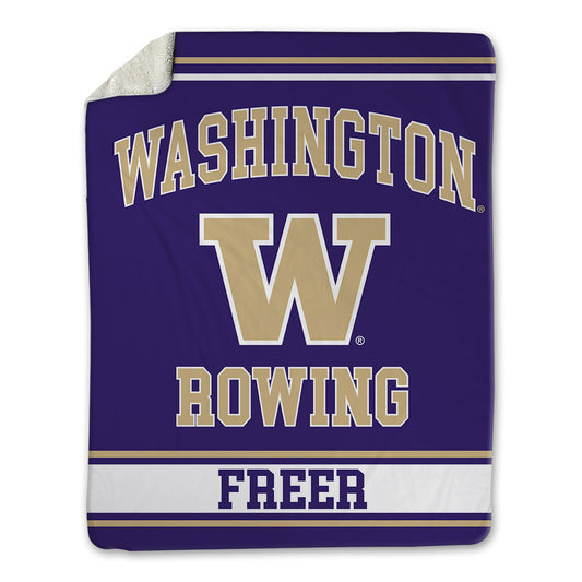 Washington - NCAA Women's Rowing : Jordan Freer - Blanket-0