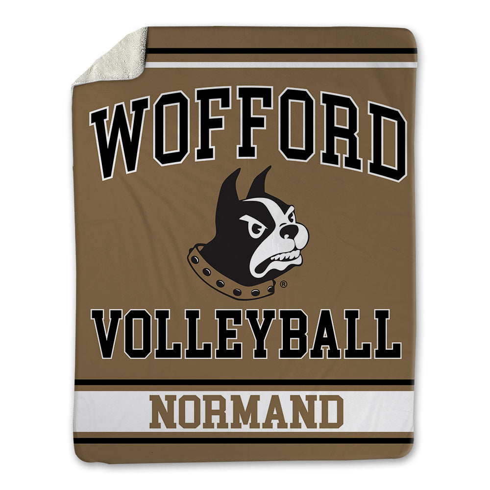 Wofford - NCAA Women's Volleyball : Emily Normand - Blanket-0