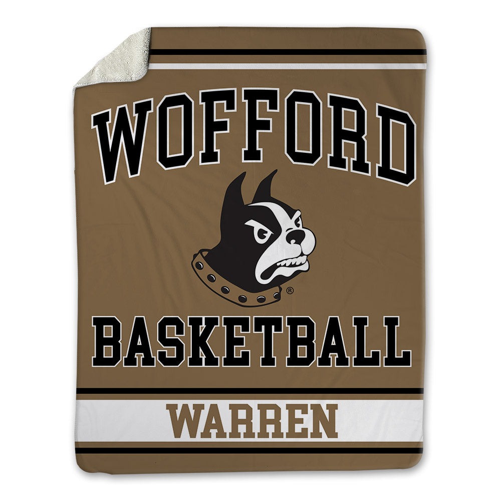 Wofford - NCAA Women's Basketball : Toni Warren - Blanket-0