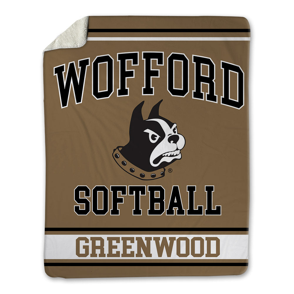 Wofford - NCAA Softball : Kaytlin Greenwood - Blanket-0