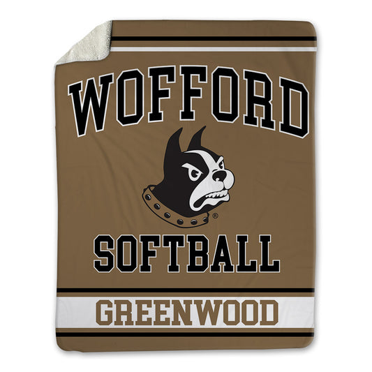 Wofford - NCAA Softball : Kaytlin Greenwood - Blanket-0