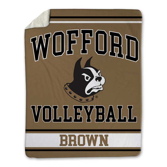 Wofford - NCAA Women's Volleyball : Bradley Brown - Blanket-0