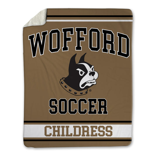 Wofford - NCAA Men's Soccer : Nate Childress - Blanket-0